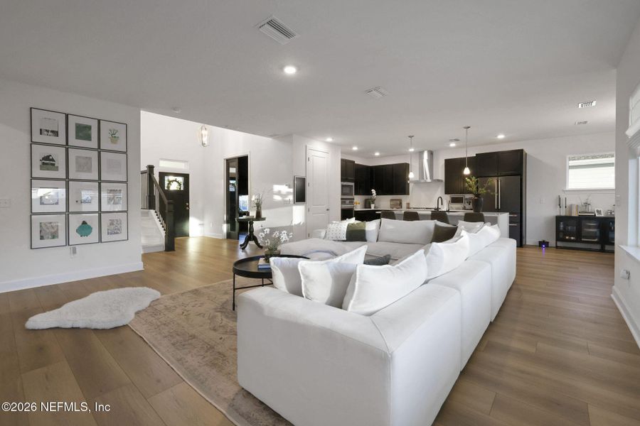 Furnished interior view inside a new home in , St. Augustine (Image 31).