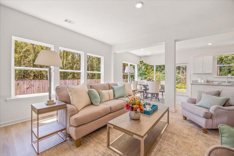 Furnished interior view inside a new home in Old Salem Crossing, Conyers (Image 7). Furnished interior view inside a new home in Old Salem Crossing, Conyers (Image 7).