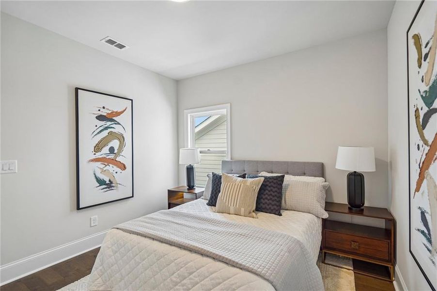 Furnished interior view inside a new home in Aberdeen, Hoschton (Image 33).
