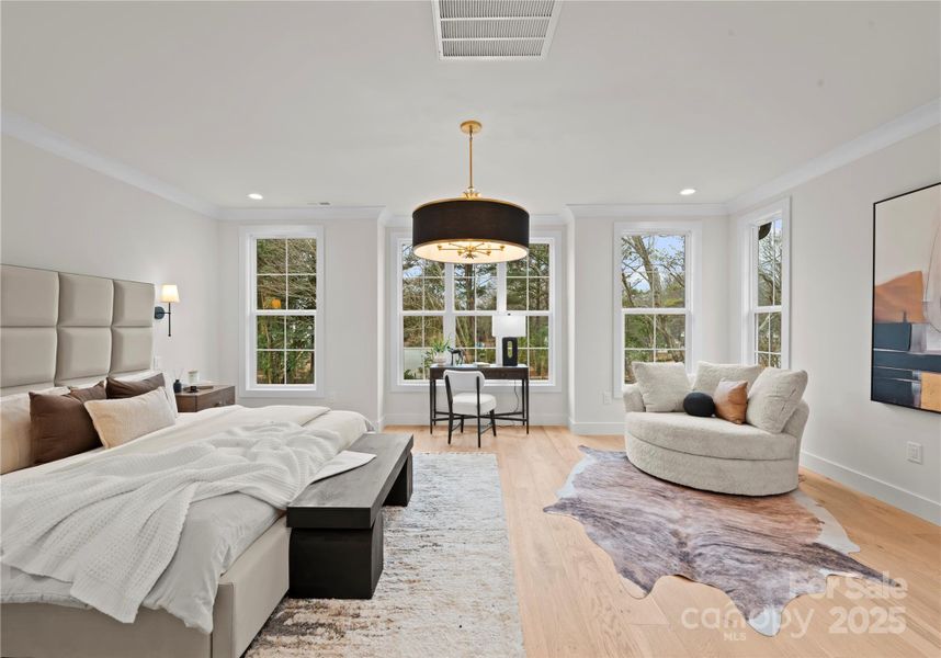 Furnished interior view inside a new home in , Charlotte (Image 33).