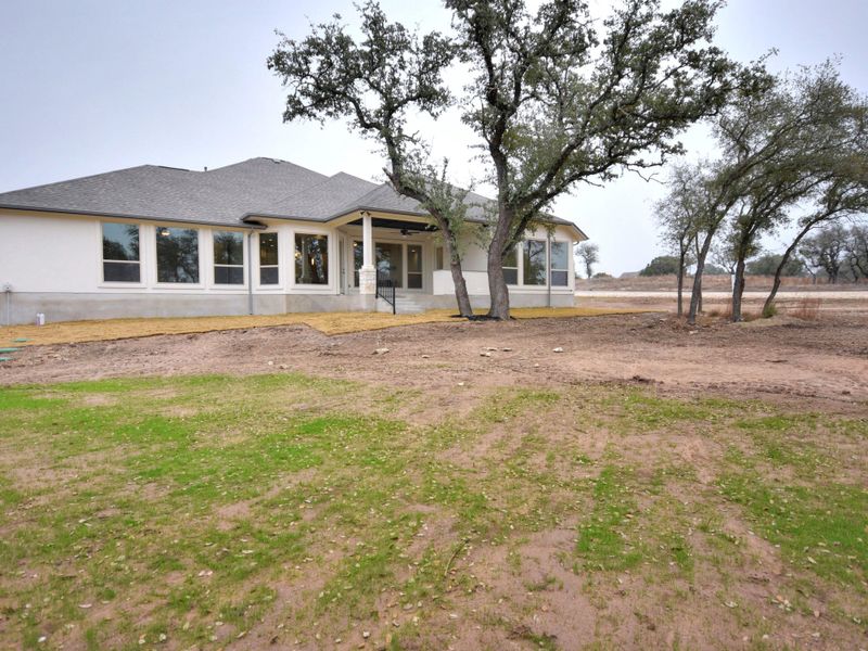 Representative exterior details of a home built from the San Simeon I by Giddens Homes in Clearwater Ranch, Liberty Hill (Image 87).
