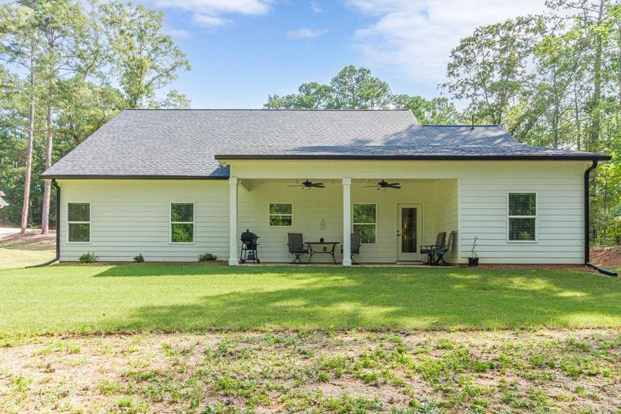 Exterior details and patio area of a home in , Monticello (Image 25).
