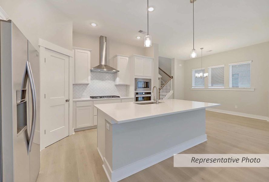 Furnished interior view inside a new home in , Charleston (Image 6).