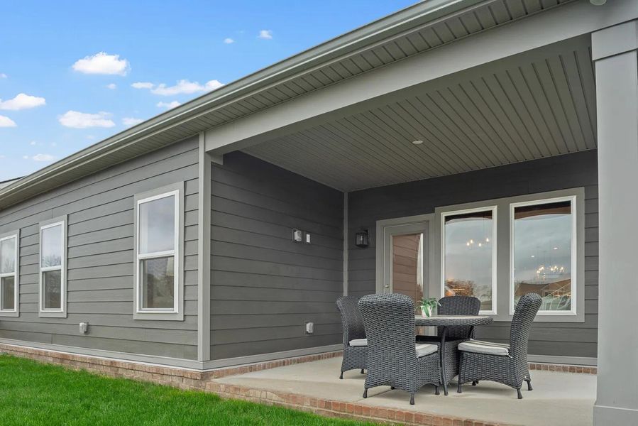 The Oakland D Outdoor Living Area The Oakland D Outdoor Living Area