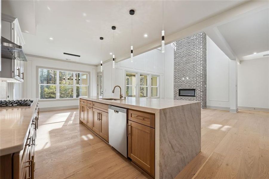 Furnished interior view inside a new home in , Sugar Hill (Image 7).