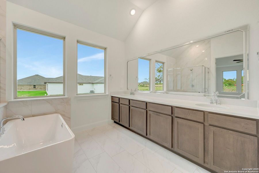 Furnished interior view inside a new home in Preserve at Annabelle Ranch, San Antonio (Image 6). Furnished interior view inside a new home in Preserve at Annabelle Ranch, San Antonio (Image 6).