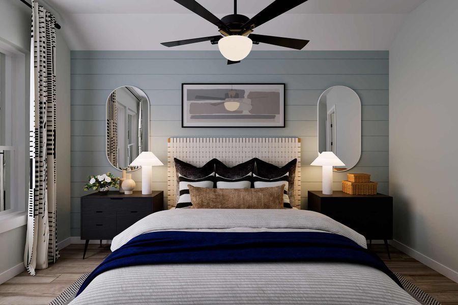 Representative furnished interior of a home built from the The Willow by David Weekley Homes in The Grand Prairie - Retreat Collection, Hockley (Image 4).