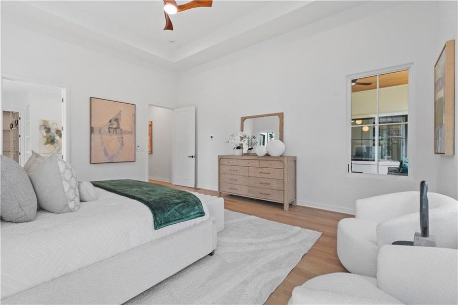Furnished interior view inside a new home in , Alpharetta (Image 75).