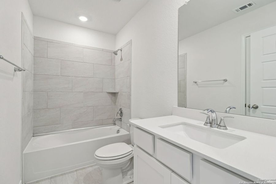 Furnished interior view inside a new home in Legendary Trails - Classic Series, Cibolo (Image 12). Furnished interior view inside a new home in Legendary Trails - Classic Series, Cibolo (Image 12).