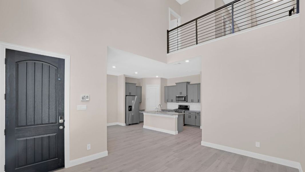 Furnished interior view inside a new home in The Avenue, Allen (Image 3).