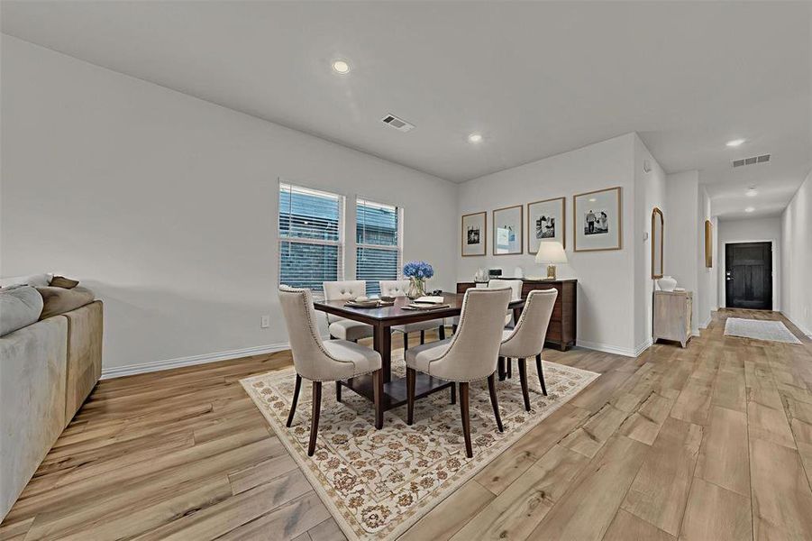 Furnished interior view inside a new home in Briarwood Hills - Highland Series, Forney (Image 26). Furnished interior view inside a new home in Briarwood Hills - Highland Series, Forney (Image 26).