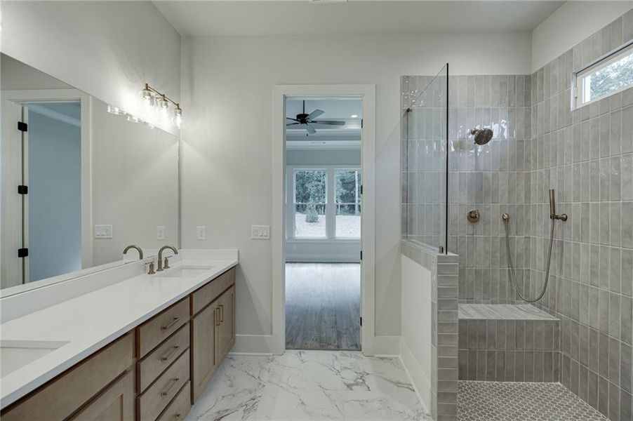 Furnished interior view inside a new home in , Statham (Image 5).