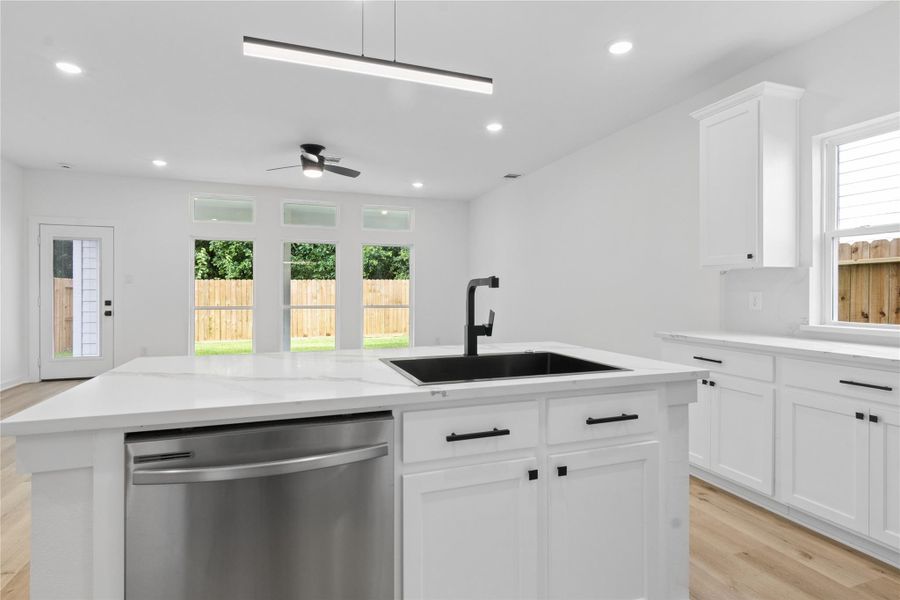 Furnished interior view inside a new home in , Houston (Image 6).