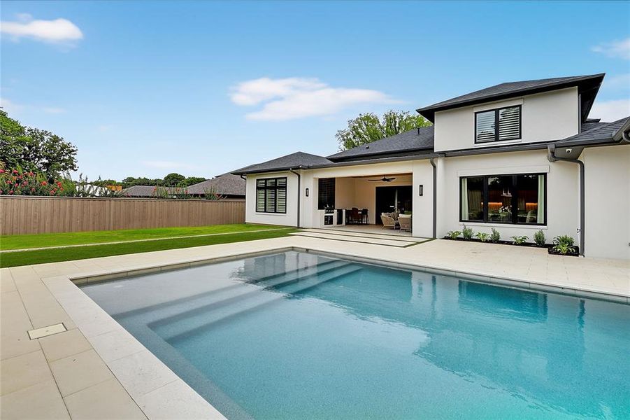 Exterior details and patio area of a home in , Colleyville (Image 25).