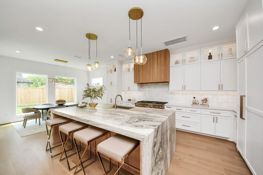 Furnished interior view inside a new home in , Houston (Image 7).