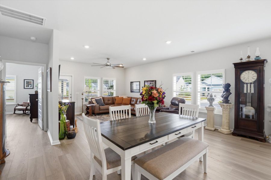 Furnished interior view inside a new home in Horizons at Carnes Crossroads | 55+, Summerville (Image 17).