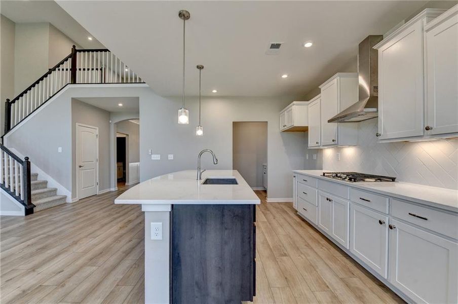 Furnished interior view inside a new home in The Reserve At Liberty Park, Braselton (Image 11).