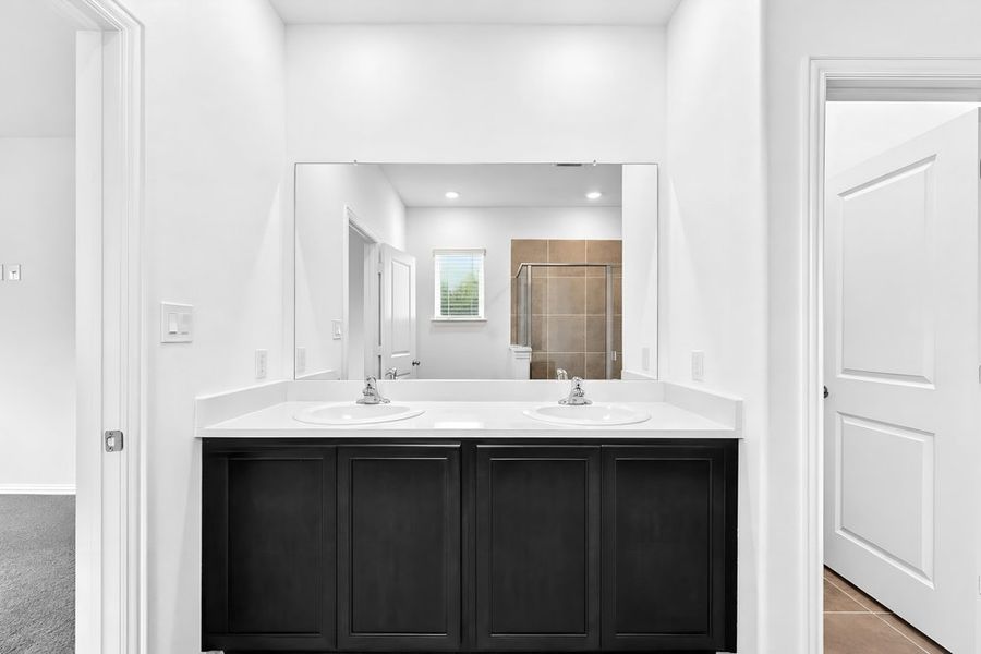 Furnished interior view inside a new home in Parks at Foster Crossing, Anna (Image 10). Furnished interior view inside a new home in Parks at Foster Crossing, Anna (Image 10).
