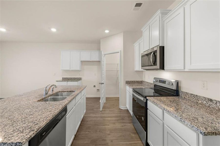 Furnished interior view inside a new home in Jackson Landing, Jefferson (Image 2). Furnished interior view inside a new home in Jackson Landing, Jefferson (Image 2).