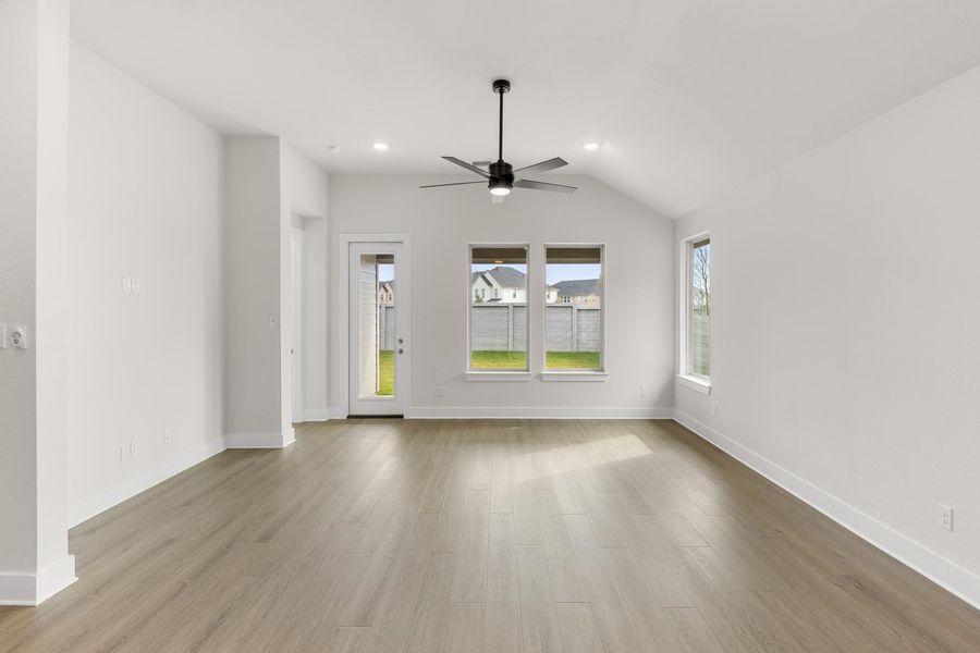 Spacious, unfurnished interior of a new home in Discovery Collection at Painted Tree Village, McKinney (Image 16). Spacious, unfurnished interior of a new home in Discovery Collection at Painted Tree Village, McKinney (Image 16).