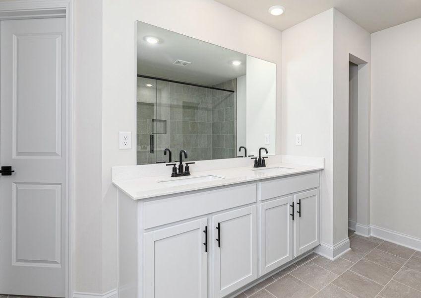 Get ready for your day in the master bathroom Get ready for your day in the master bathroom