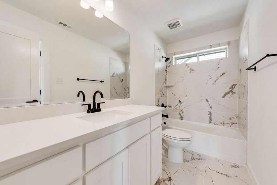 Furnished interior view inside a new home in Chatham Reserve, Providence Village (Image 19).