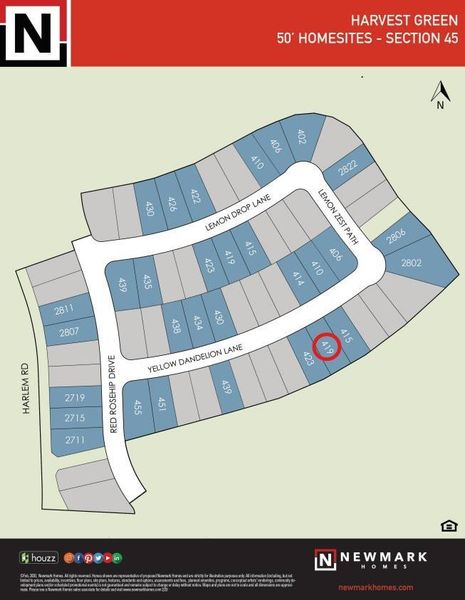 Image 25 of a home in Harvest Green - Final Opportunities.