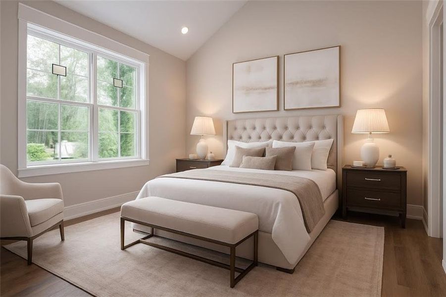 Furnished interior view inside a new home in , Bowdon (Image 15). Furnished interior view inside a new home in , Bowdon (Image 15).