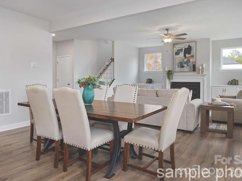 Furnished interior view inside a new home in Enclave at Belmont, Belmont (Image 5).