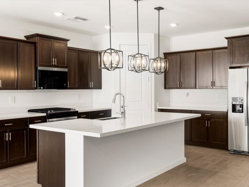 Furnished interior view inside a new home in Allure Vista Reserve Series, Buckeye (Image 3). Furnished interior view inside a new home in Allure Vista Reserve Series, Buckeye (Image 3).