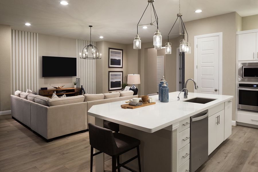 Representative furnished interior of a home built from the Cameron by Scott Felder Homes in Prominence, San Antonio (Image 9). Representative furnished interior of a home built from the Cameron by Scott Felder Homes in Prominence, San Antonio (Image 9).