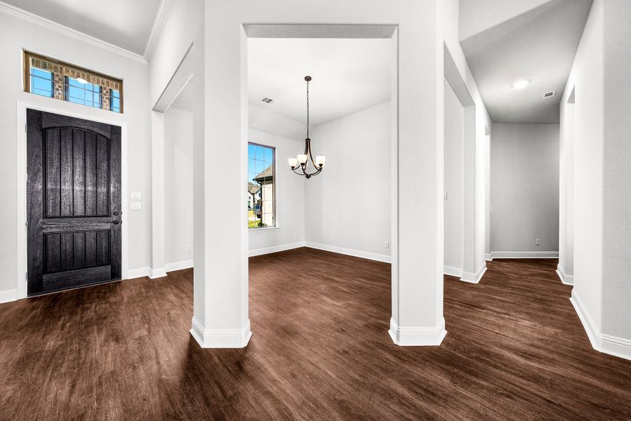 Spacious, unfurnished interior of a new home in Creekview Farms, Greenville (Image 15). Spacious, unfurnished interior of a new home in Creekview Farms, Greenville (Image 15).