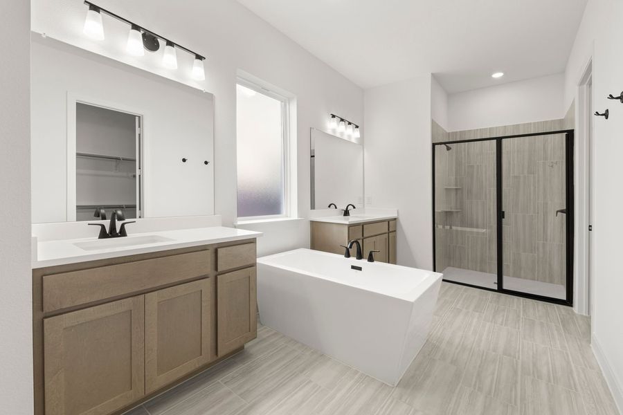 Furnished interior view inside a new home in Wildflower Ranch, Justin (Image 10). Furnished interior view inside a new home in Wildflower Ranch, Justin (Image 10).