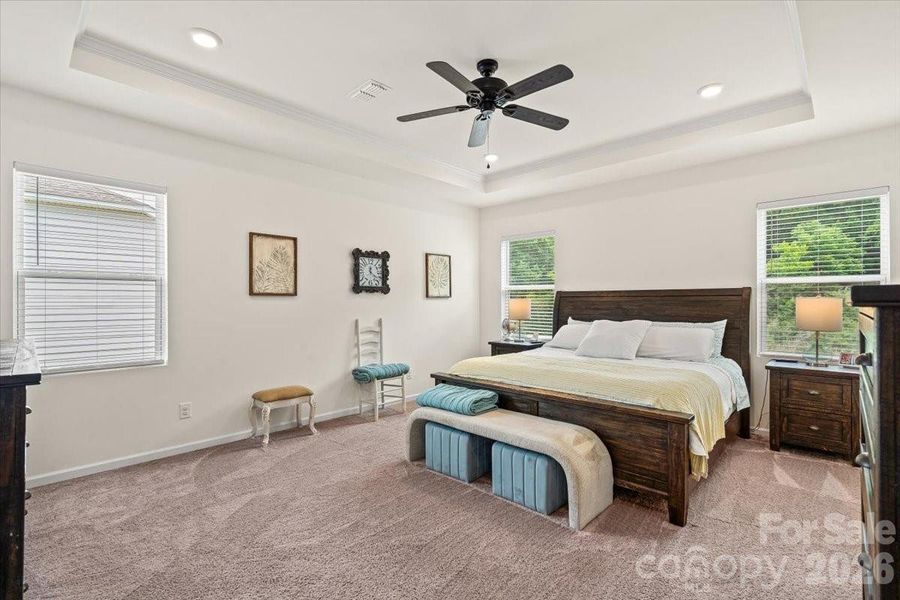 Furnished interior view inside a new home in Sanders Ridge, Troutman (Image 11).