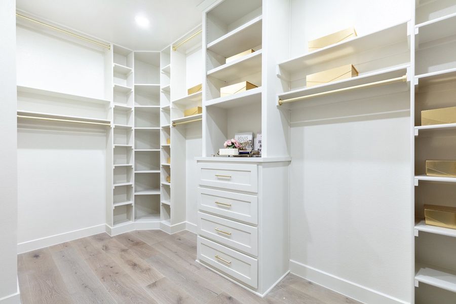 Representative Primary Closet - some options shown