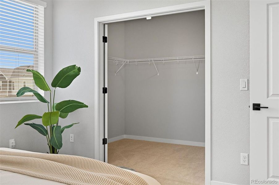 Double-door Primary walk-in closet