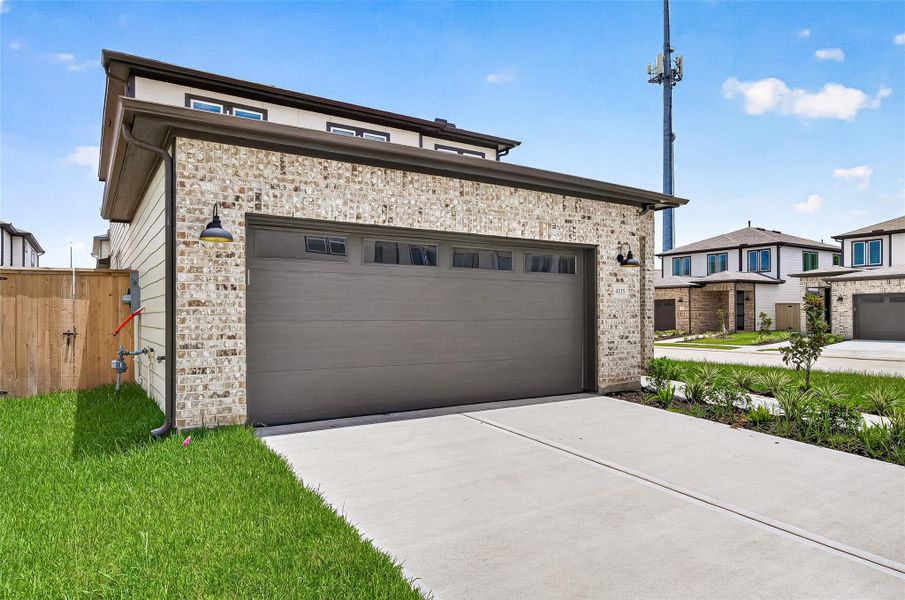 Front exterior of a new home in , Stafford, TX, highlighting curb appeal (Image 28). Front exterior of a new home in , Stafford, TX, highlighting curb appeal (Image 28).