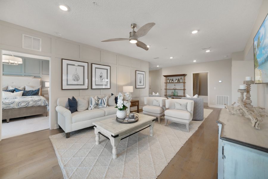 Furnished interior view inside a new home in Gatherings® of Lake Nona, Orlando (Image 14).