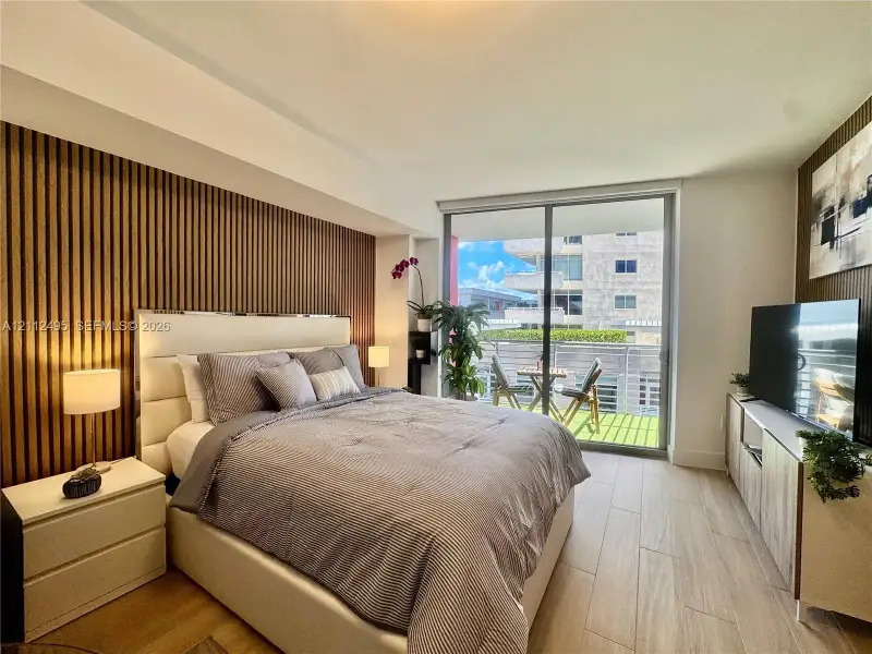 Furnished interior view inside a new home in , Miami (Image 8).