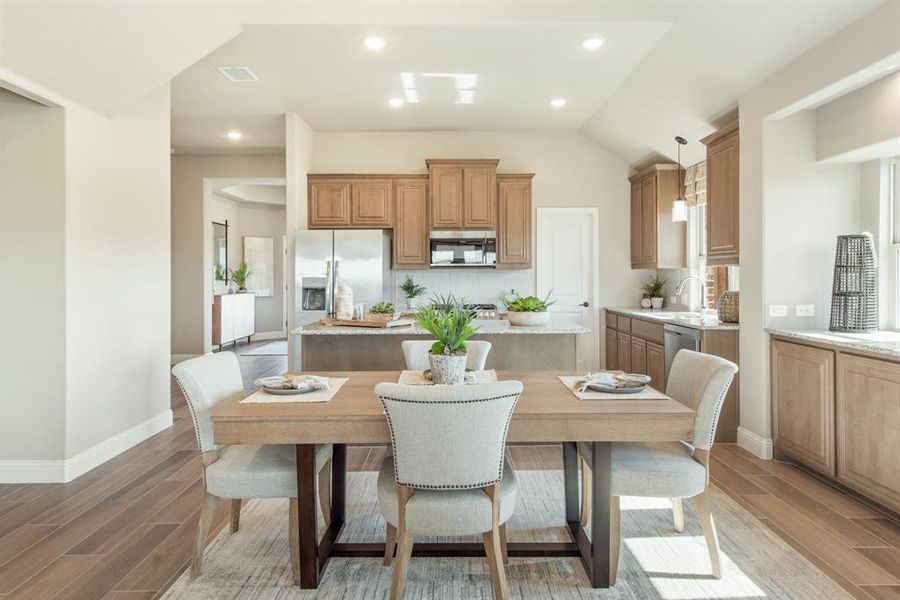 Furnished interior view inside a new home in West Crossing, Anna (Image 11). Furnished interior view inside a new home in West Crossing, Anna (Image 11).