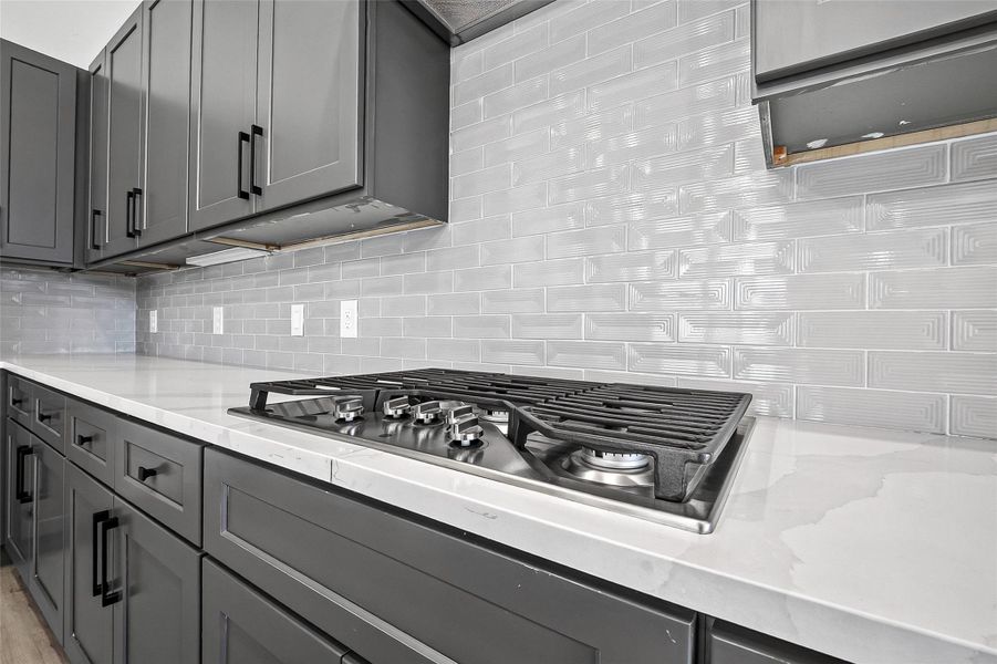 Close-up of interior finishes inside a home in , Houston (Image 21).