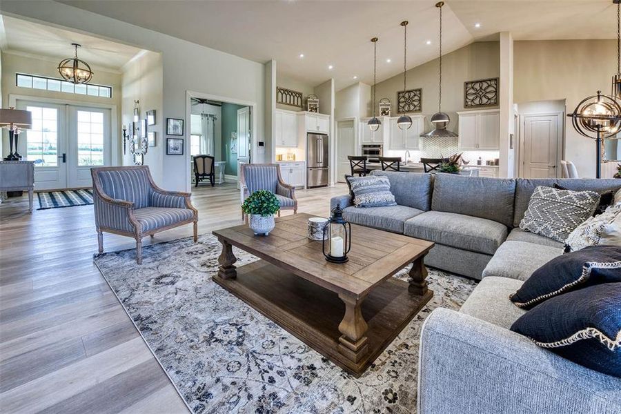 Furnished interior view inside a new home in , Palmetto (Image 13).