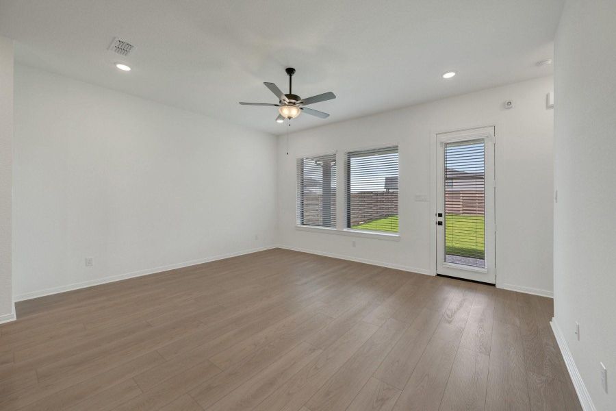 Spacious, unfurnished interior of a new home in Austin Point - Terrace Collection, Richmond (Image 19). Spacious, unfurnished interior of a new home in Austin Point - Terrace Collection, Richmond (Image 19).