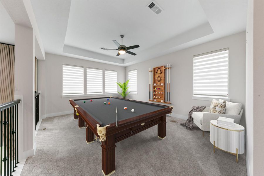 Furnished interior view inside a new home in Trillium, Richmond (Image 19).