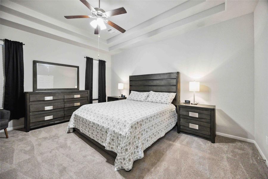 Furnished interior view inside a new home in Sierra Vista West, Rosharon (Image 3).