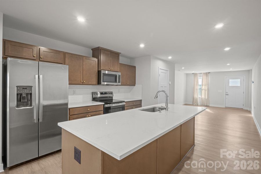 Furnished interior view inside a new home in , Troutman (Image 8).