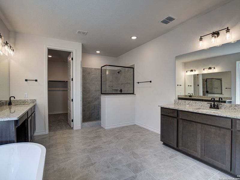 Furnished interior view inside a new home in The Reserve at Potranco Oaks, Castroville (Image 13).