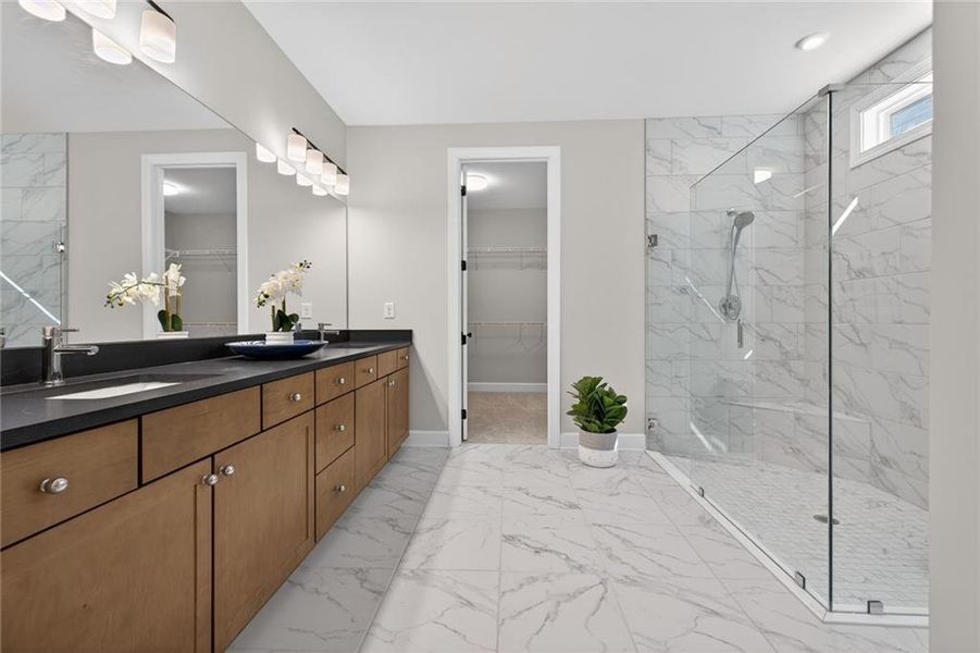 Furnished interior view inside a new home in , Hoschton (Image 19).