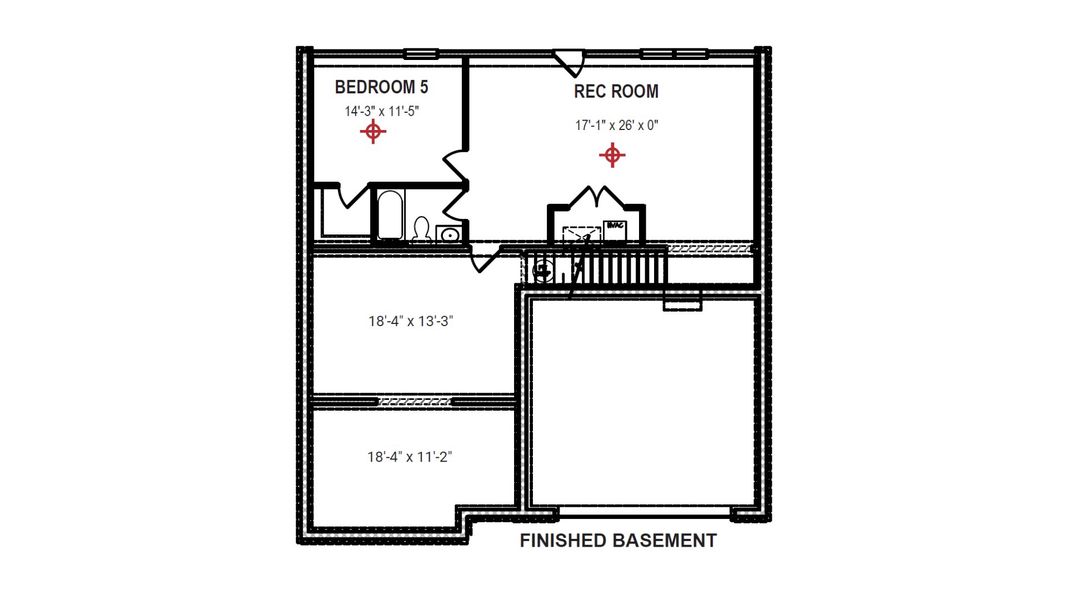 Image 49 representing the Richland-Finished Basement by D.R. Horton in Whispering Springs, Maryville, TN.