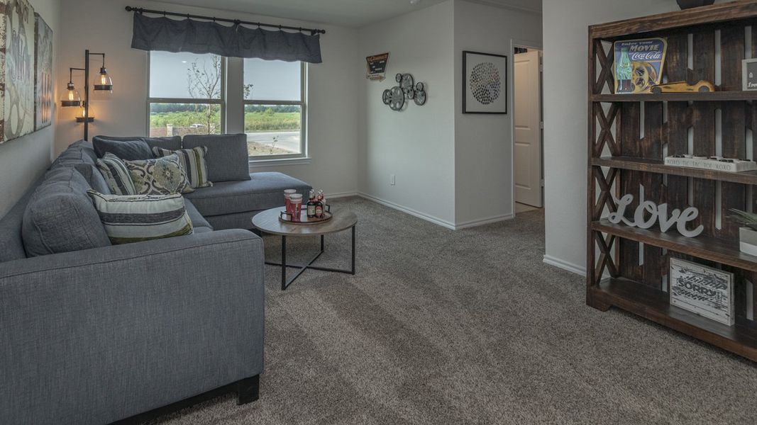 Furnished interior view inside a new home in The Reserve at Timber Creek, Lindale (Image 9). Furnished interior view inside a new home in The Reserve at Timber Creek, Lindale (Image 9).